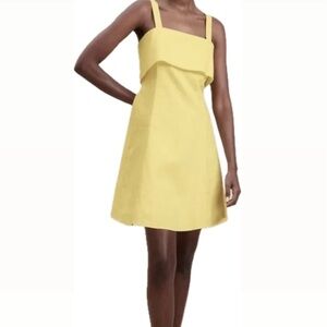BANANA REPUBLIC SIZE 14 LINEN BLEND SLEEVELESS SHORT SUMMER DRESS NWT